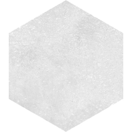 Carrelage hexagone VIVrift blanco 23x26.6 cm grès cérame émaillé sol et mur