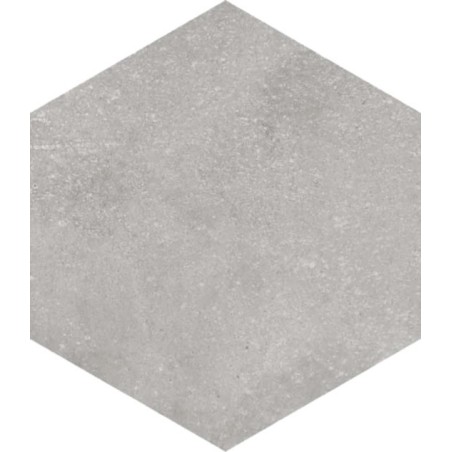 Carrelage hexagone VIVrift cemento 23x26.6 cm grès cérame émaillé sol et mur
