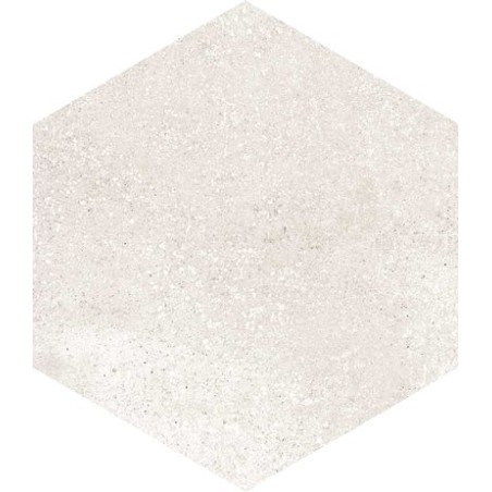 Carrelage hexagone VIVrift crema 23x26.6 cm grès cérame émaillé sol et mur