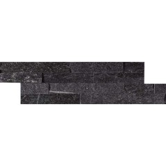 parement en pierre MO fachaleta negra 15x55x2cm
