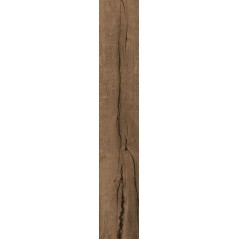 Carrelage imitation parquet ancien foncé, grande longueur XXL 30x180cm rectifié, santatimewood marron