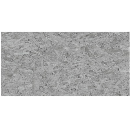 Carrelage imitation bois aggloméré gris mat, sol et mur, 59.3x119,3cm rectifié,  R10, Viv strand gris