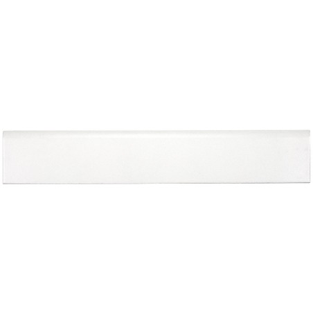 Plinthe blanc mat à bord arrondi 8x45cm, exa4A01 livraison gratuite france métropolitaine
