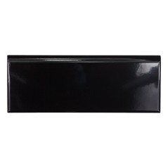 Plinthe noir brillant à bord arrondi 7.5x20cm, exaPK2 livraison gratuite france métropolitaine