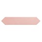 Carrelage navette plat contemporain rose brillant uni mur 5x25x0.9cm, eqxarrow pink 25823