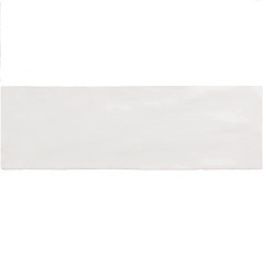 Carrelage imitation Zellige blanc brillant, eqriviera blanc