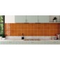 Carrelage imitation Zellige orange brillant, eqxriviera ginger 13.2x13.2cm et 6.5x20cm