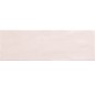 Carrelage imitation Zellige rose pastel nuancé brillant, eqxriviera rose 13.2x13.2cm et 6.5x20cm