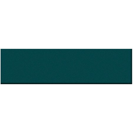 Mosaique rectangulaire mat de couleur malachite 5X20cm sur trame en grès cérame émaillé