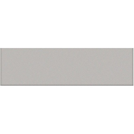 Mosaique rectangulaire brillant de couleur argent 5X20cm sur trame VO